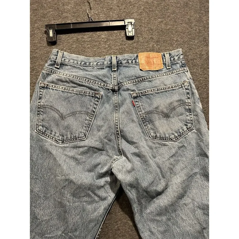 Vintage‎ Levis Jeans Mens 38x30 White Tab 505 Regular Fit Straight Leg 2000s